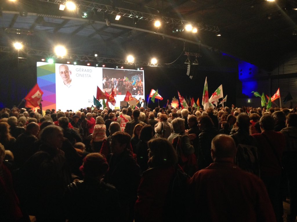 LE RASSEMBLEMENT de la GAUCHE CITOYENNE en 2015 en OCCITANIE avec Gérard ONESTA