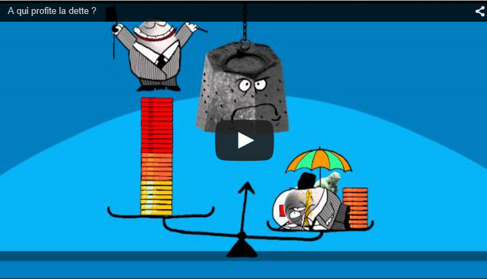 2 VIDEOS HUMORISTIQUES : LA DETTE PUBLIQUE ILLEGITIME (5min)