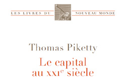 LIVRE de THOMAS PIKETTY : LE CAPITAL AU 21 SIECLE