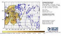 VIDEO : Propagation du NUAGE RADIOACTIF de FUKUSHIMA (1min)